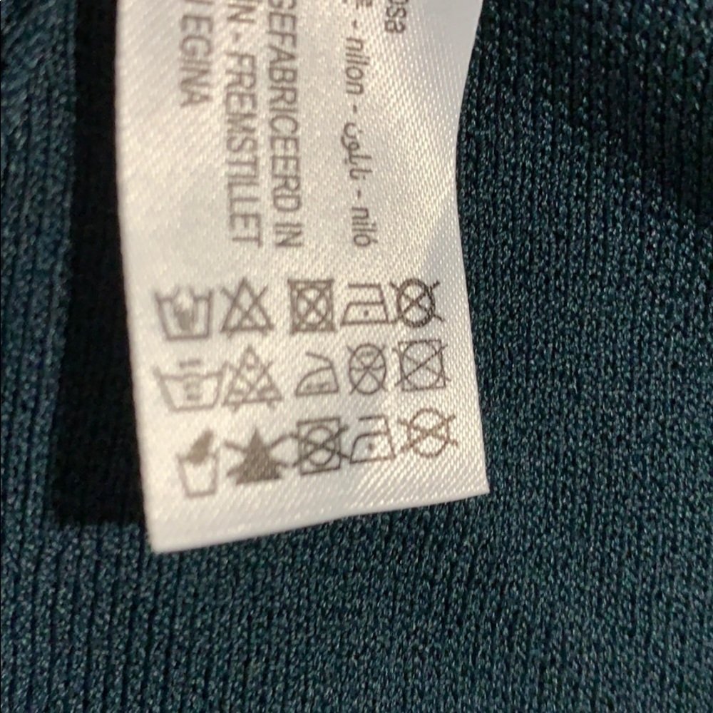 COPY - NWT. Zara Green Knit A-line Maxi Dress. Size S. - Picture 9 of 9